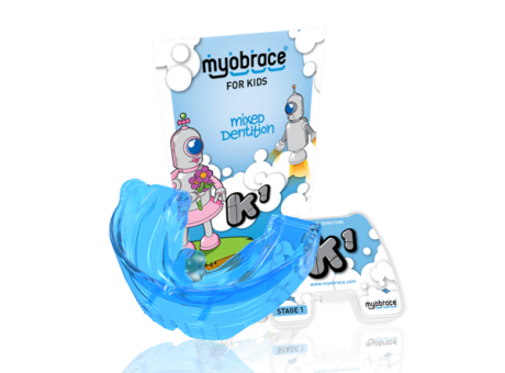 MK1Sb (i-2N) Myobrace Этап 1 Коррекция вредных привычек. SMALL / Голубой (MRC)